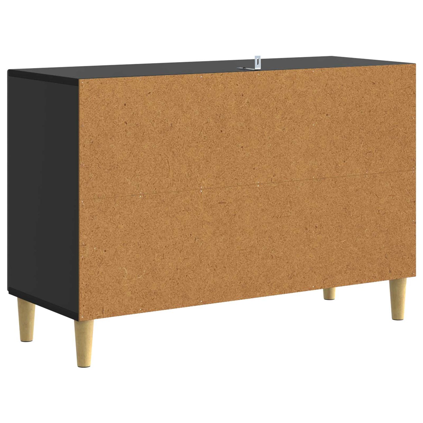Dressoir Zwart 89 x 34,5 x 60 cm Bewerkt hout