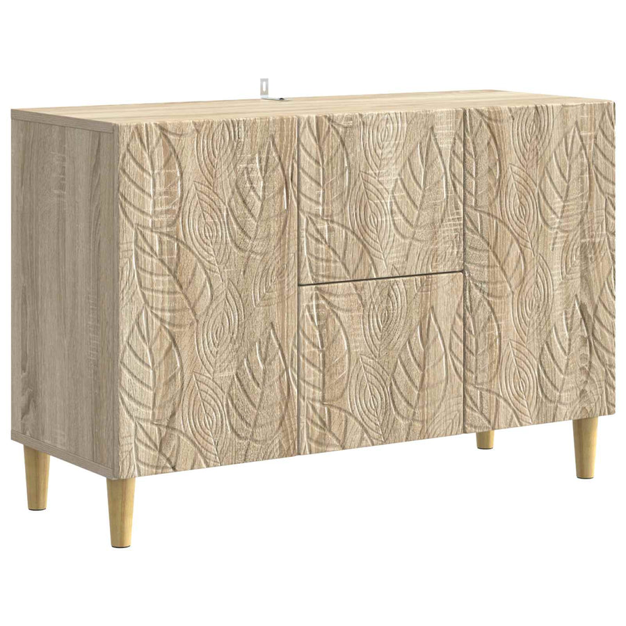Dressoir Sonoma Eiken 89 x 34,5 x 60 cm Bewerkt hout