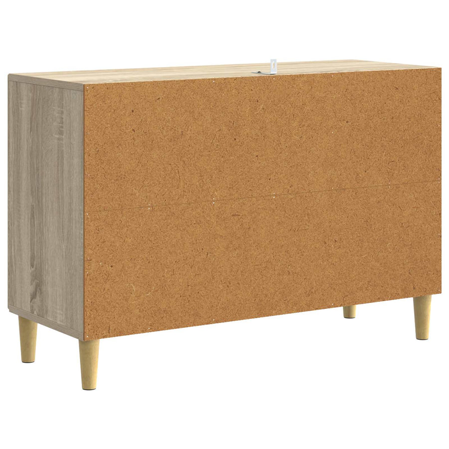 Dressoir Sonoma Eiken 89 x 34,5 x 60 cm Bewerkt hout