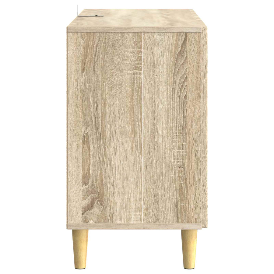 Dressoir Sonoma Eiken 89 x 34,5 x 60 cm Bewerkt hout