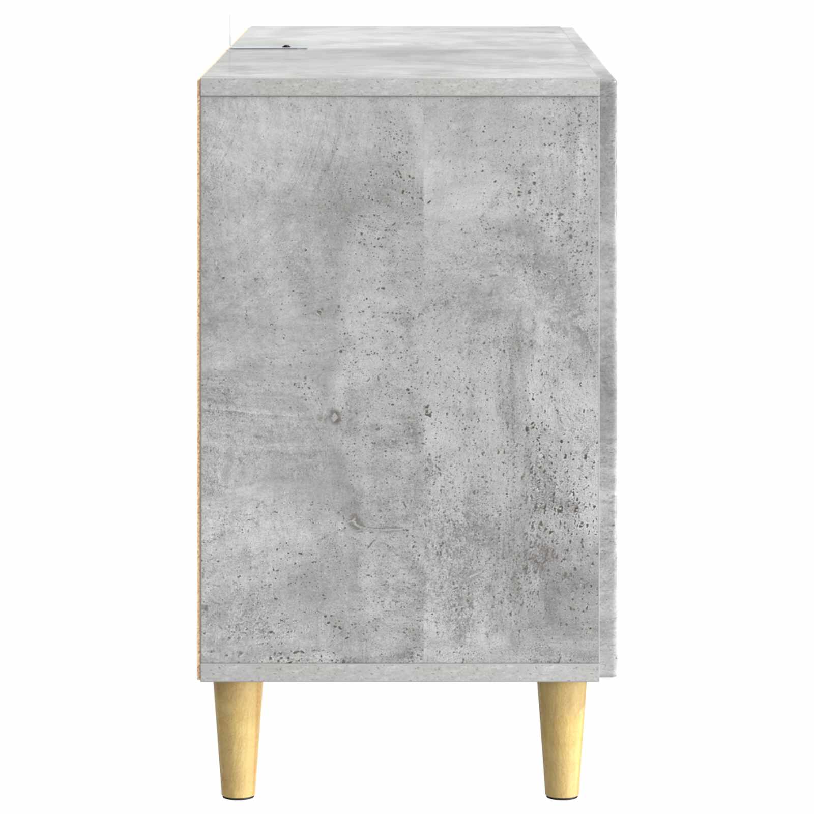 Dressoir Betongrijs 89 x 34,5 x 60 cm Bewerkt hout