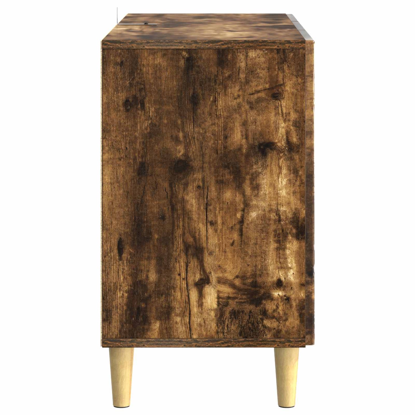 Dressoir Gerookt eiken 89 x 34,5 x 60 cm Bewerkt hout