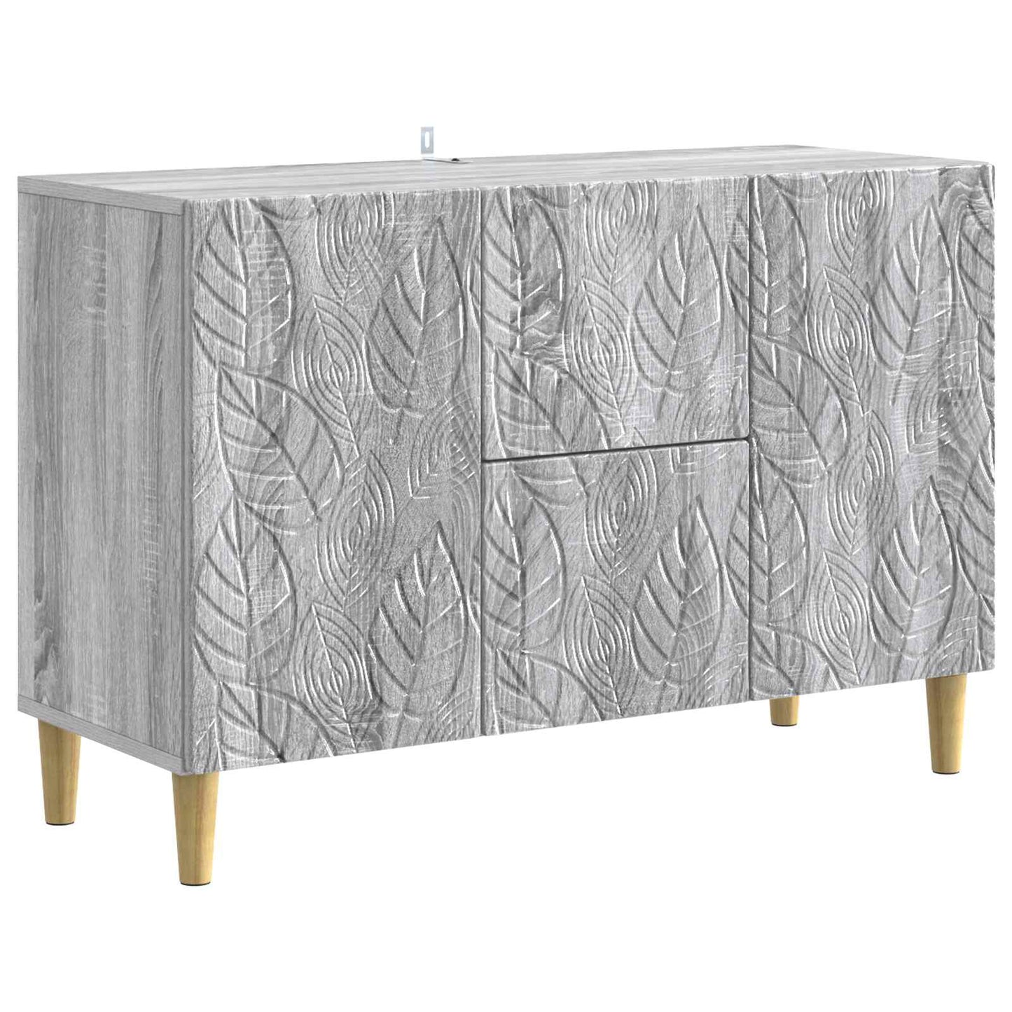 Dressoir Grijs Sonoma 89 x 34,5 x 60 cm Bewerkt hout
