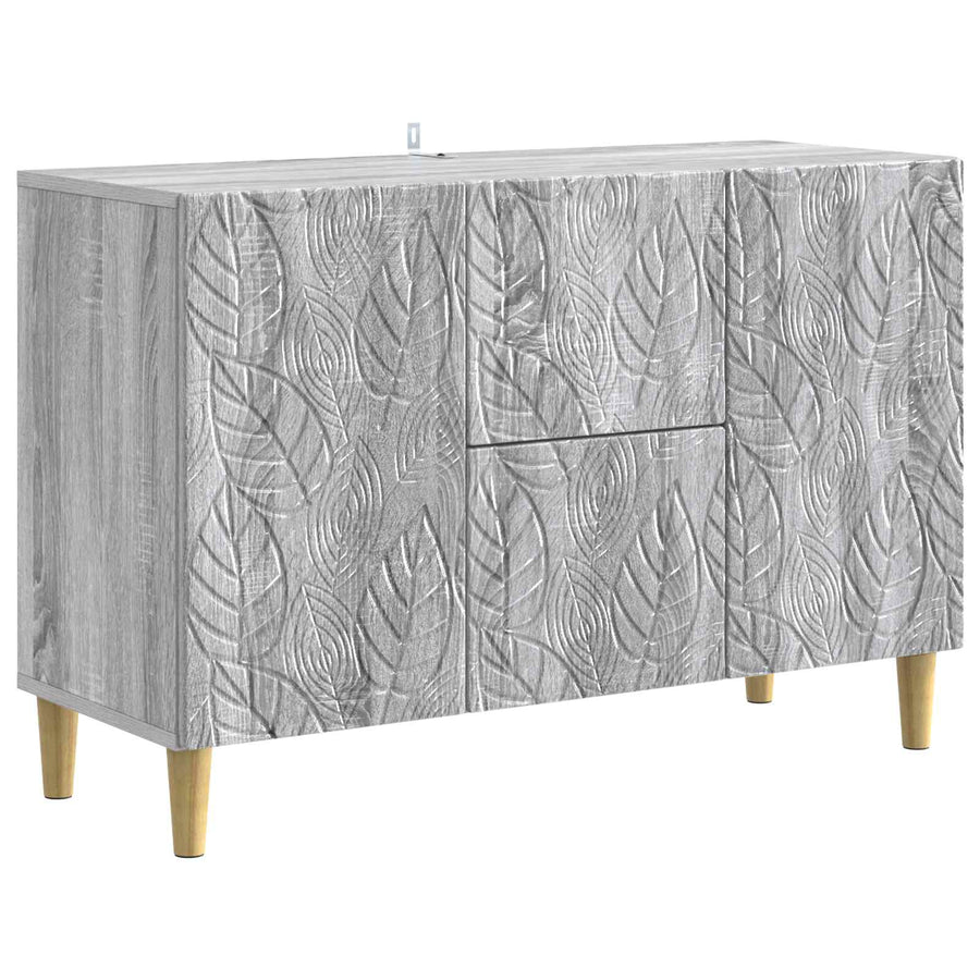 Dressoir Grijs Sonoma 89 x 34,5 x 60 cm Bewerkt hout