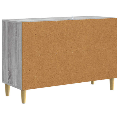 Dressoir Grijs Sonoma 89 x 34,5 x 60 cm Bewerkt hout