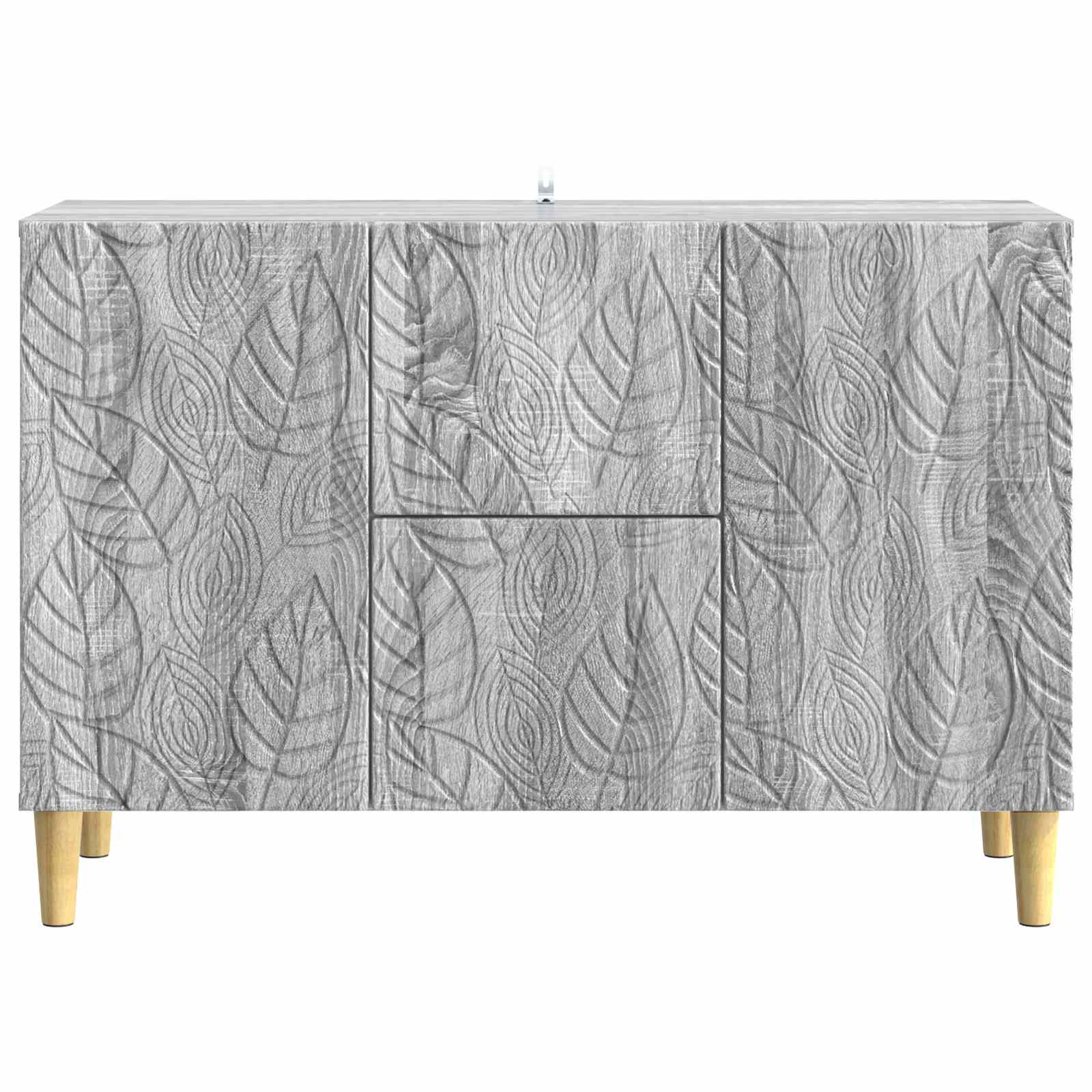 Dressoir Grijs Sonoma 89 x 34,5 x 60 cm Bewerkt hout