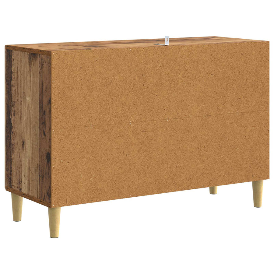 Dressoir Oud hout 89 x 34,5 x 60 cm Bewerkt hout