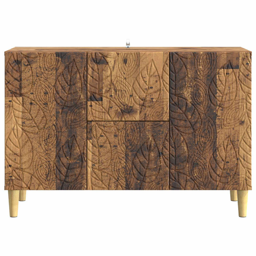 Dressoir Oud hout 89 x 34,5 x 60 cm Bewerkt hout