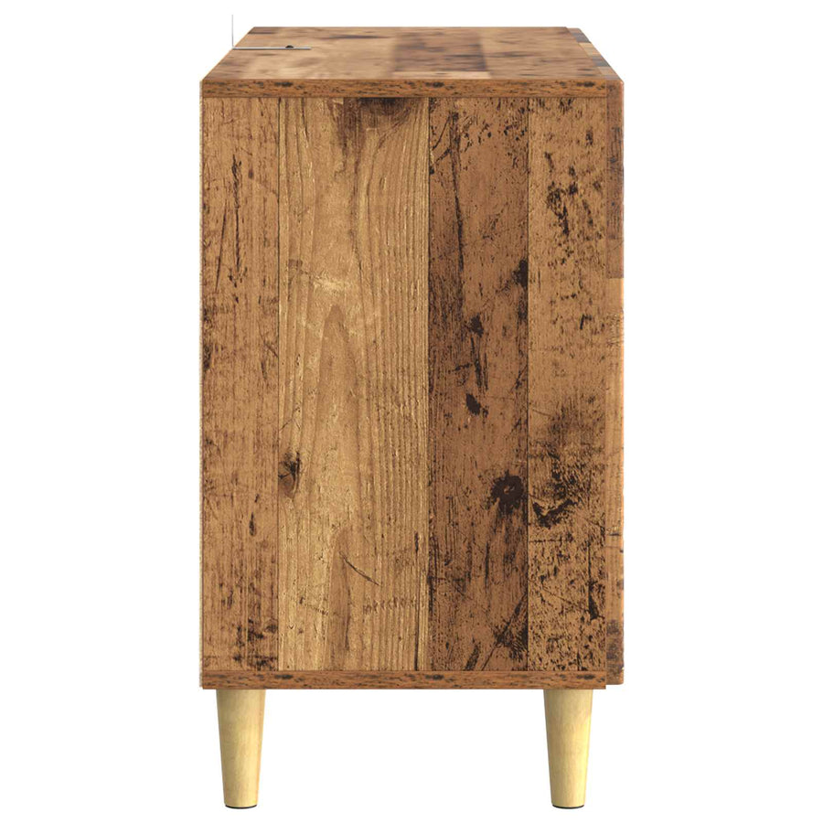Dressoir Oud hout 89 x 34,5 x 60 cm Bewerkt hout
