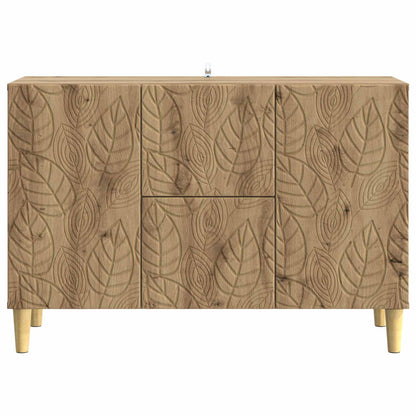 Dressoir Artisanaal eiken 89 x 34,5 x 60 cm Bewerkt hout