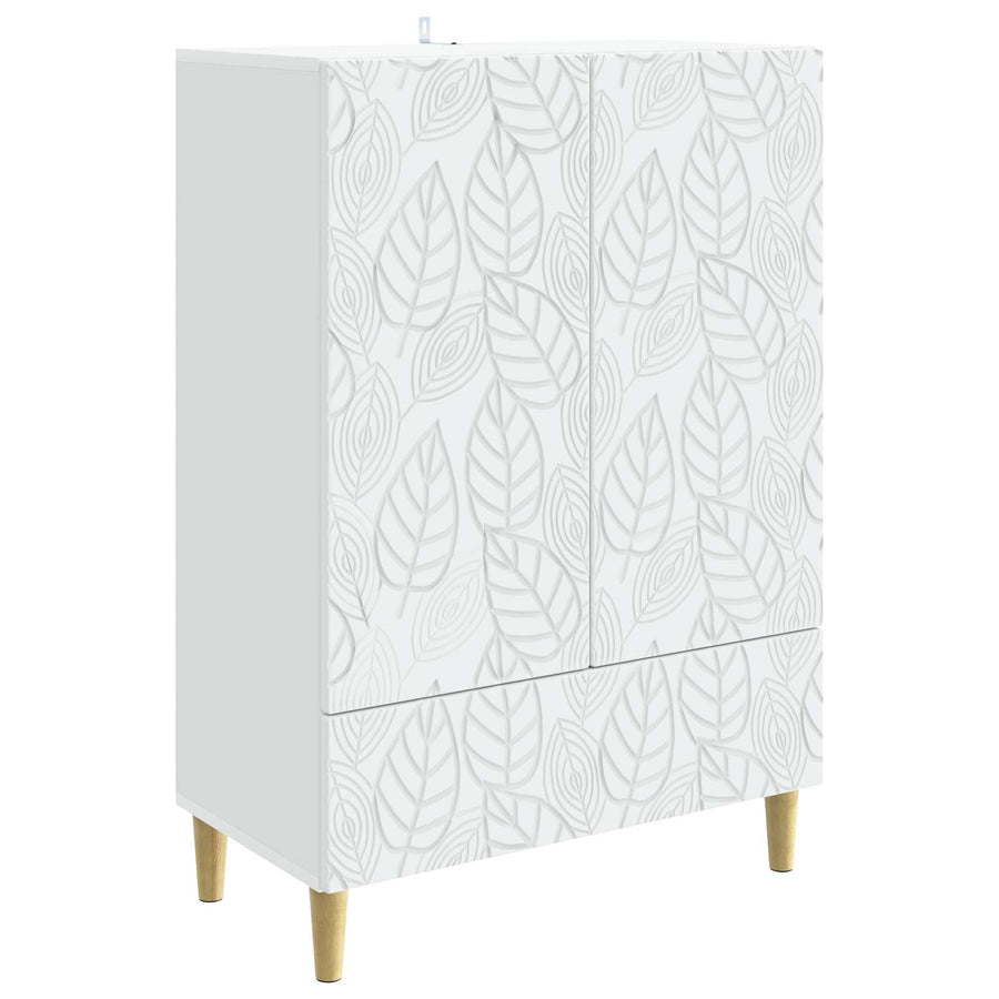 Dressoir Wit 66 x 34,5 x 95 cm Bewerkt hout