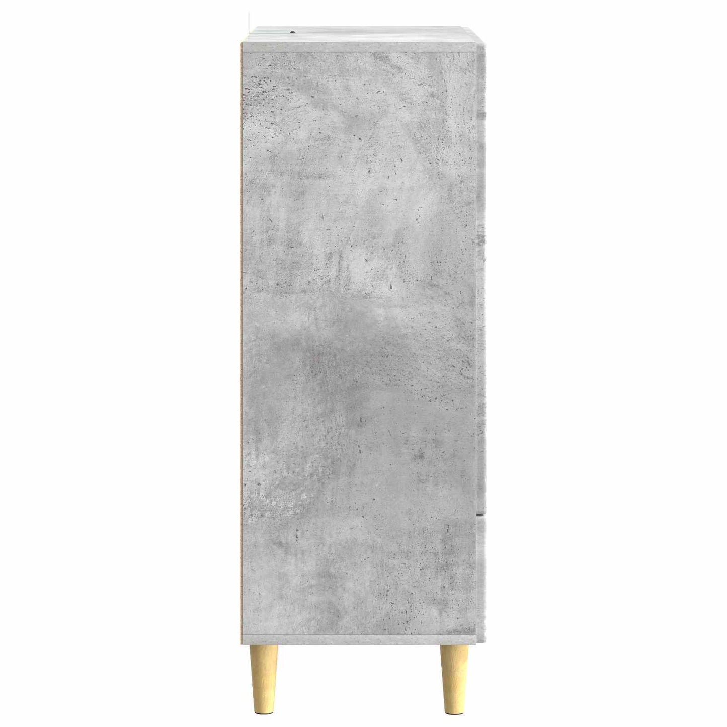 Dressoir Betongrijs 66 x 34,5 x 95 cm Bewerkt hout