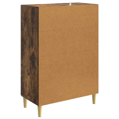 Dressoir Gerookt eiken 66 x 34,5 x 95 cm Bewerkt hout