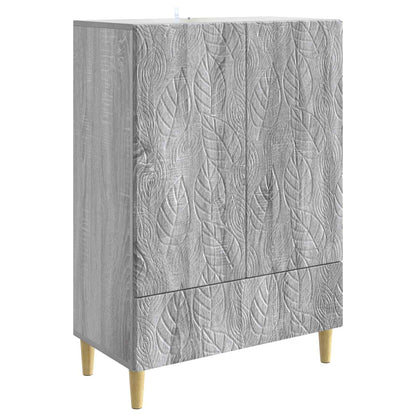 Dressoir Grijs Sonoma 66 x 34,5 x 95 cm Bewerkt hout