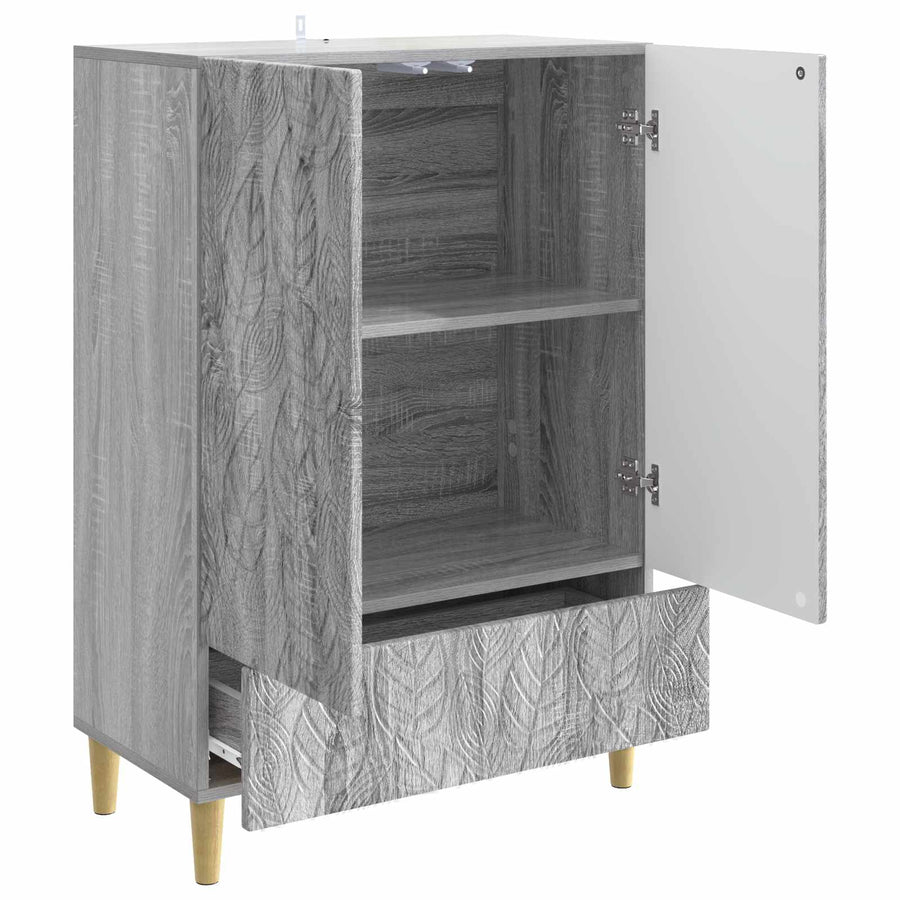 Dressoir Grijs Sonoma 66 x 34,5 x 95 cm Bewerkt hout