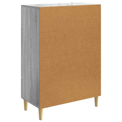 Dressoir Grijs Sonoma 66 x 34,5 x 95 cm Bewerkt hout