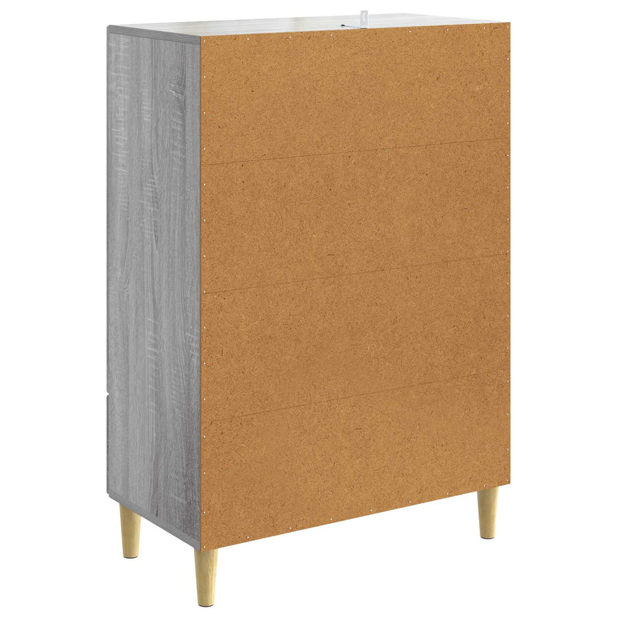 Dressoir Grijs Sonoma 66 x 34,5 x 95 cm Bewerkt hout