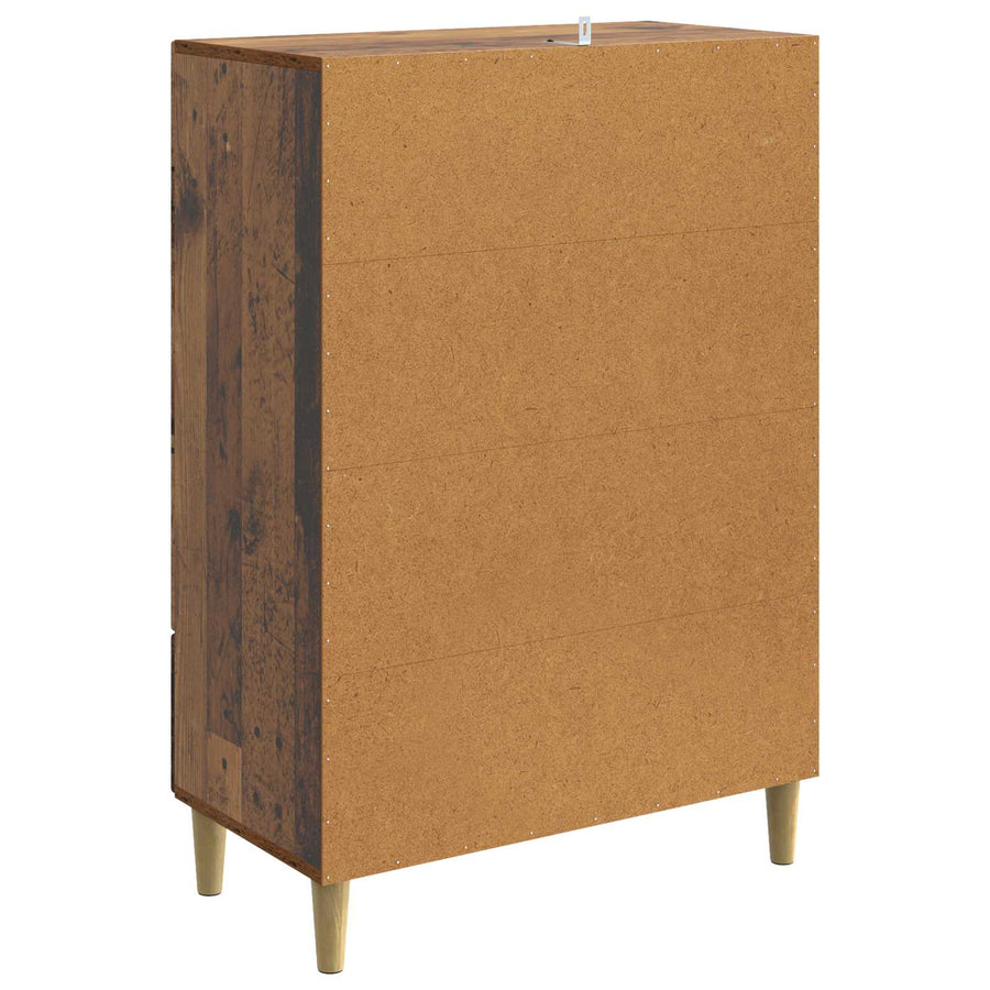 Dressoir Oud hout 66 x 34,5 x 95 cm Bewerkt hout