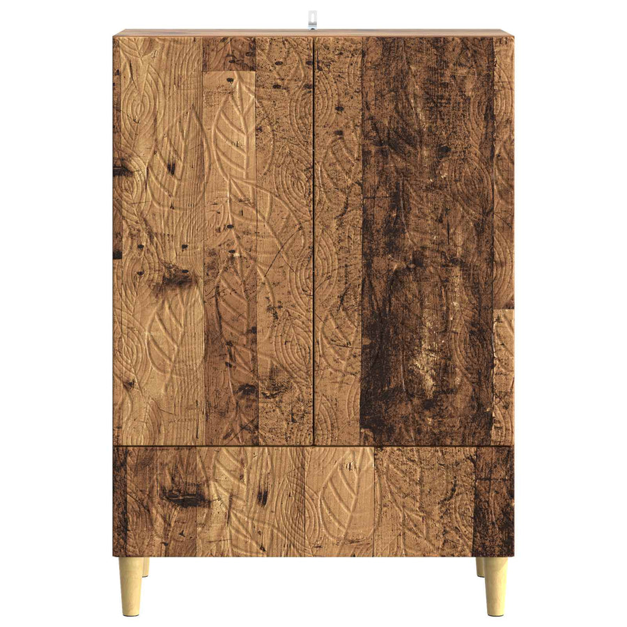 Dressoir Oud hout 66 x 34,5 x 95 cm Bewerkt hout