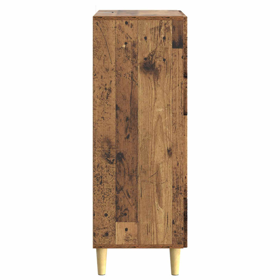 Dressoir Oud hout 66 x 34,5 x 95 cm Bewerkt hout