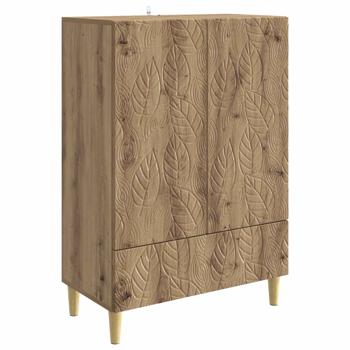 Dressoir Artisanaal eiken 66 x 34,5 x 95 cm Bewerkt hout