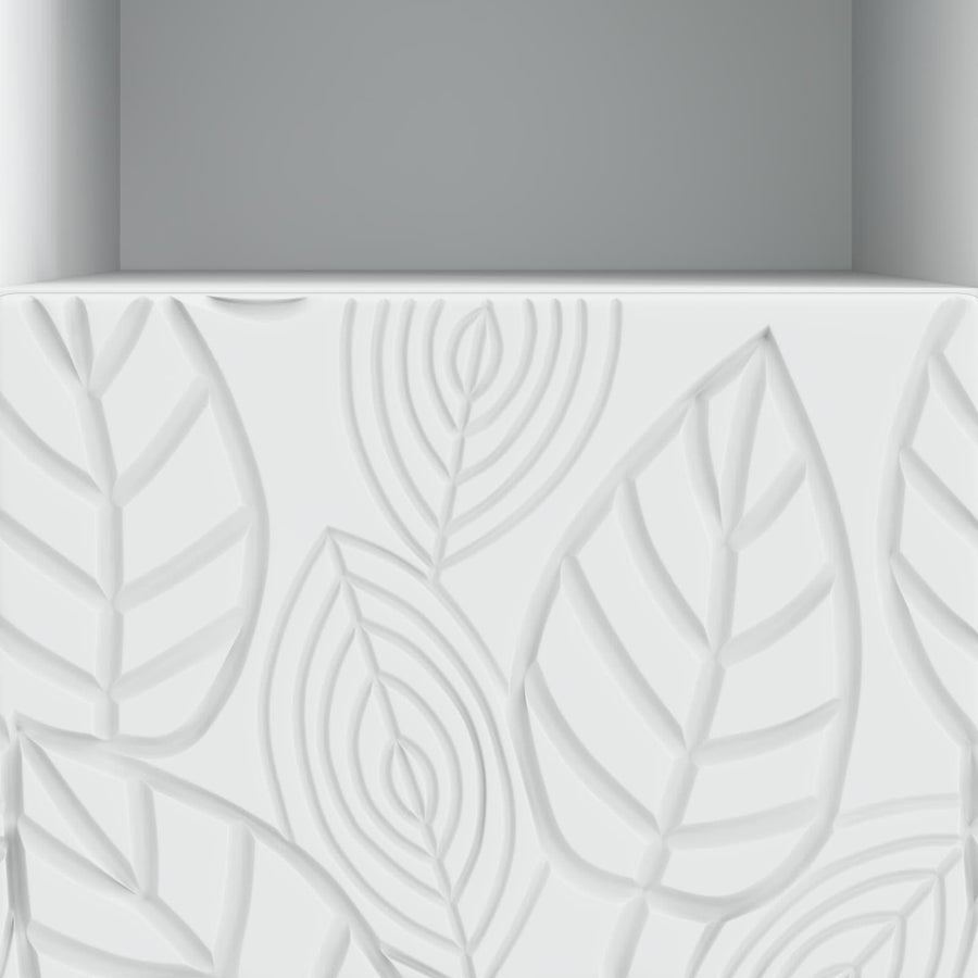 TV-kast 102 x 34,5 x 50 cm Wit Bewerkt hout