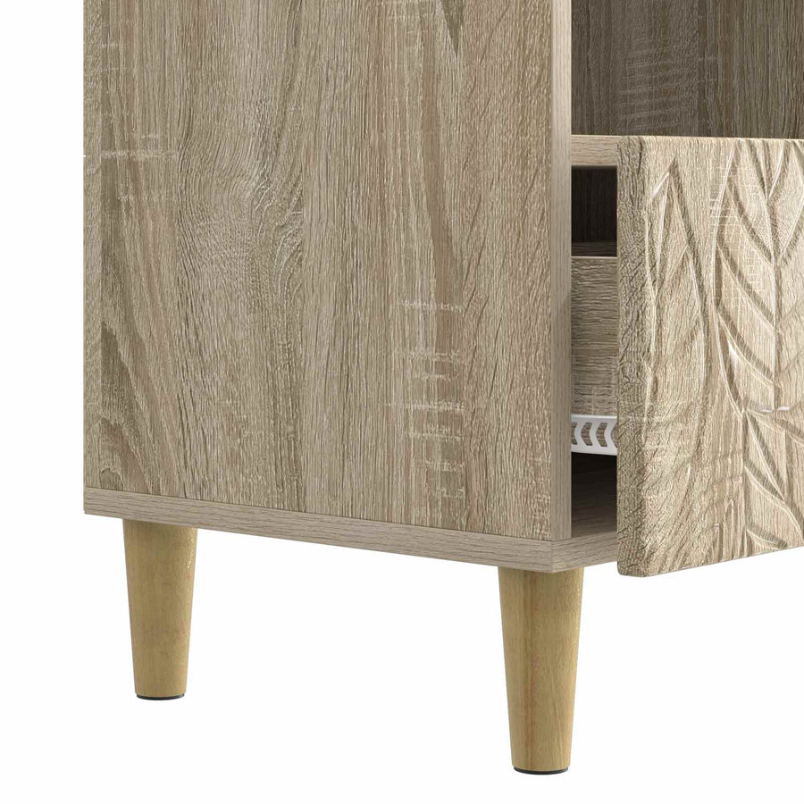 TV-kast 102 x 34,5 x 50 cm Sonoma Eiken Bewerkt hout