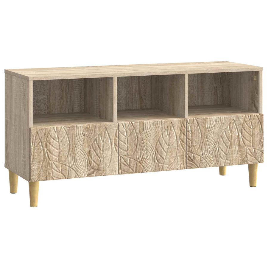 TV-kast 102 x 34,5 x 50 cm Sonoma Eiken Bewerkt hout