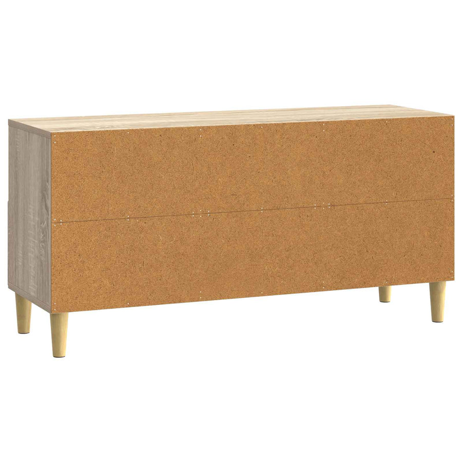 TV-kast 102 x 34,5 x 50 cm Sonoma Eiken Bewerkt hout
