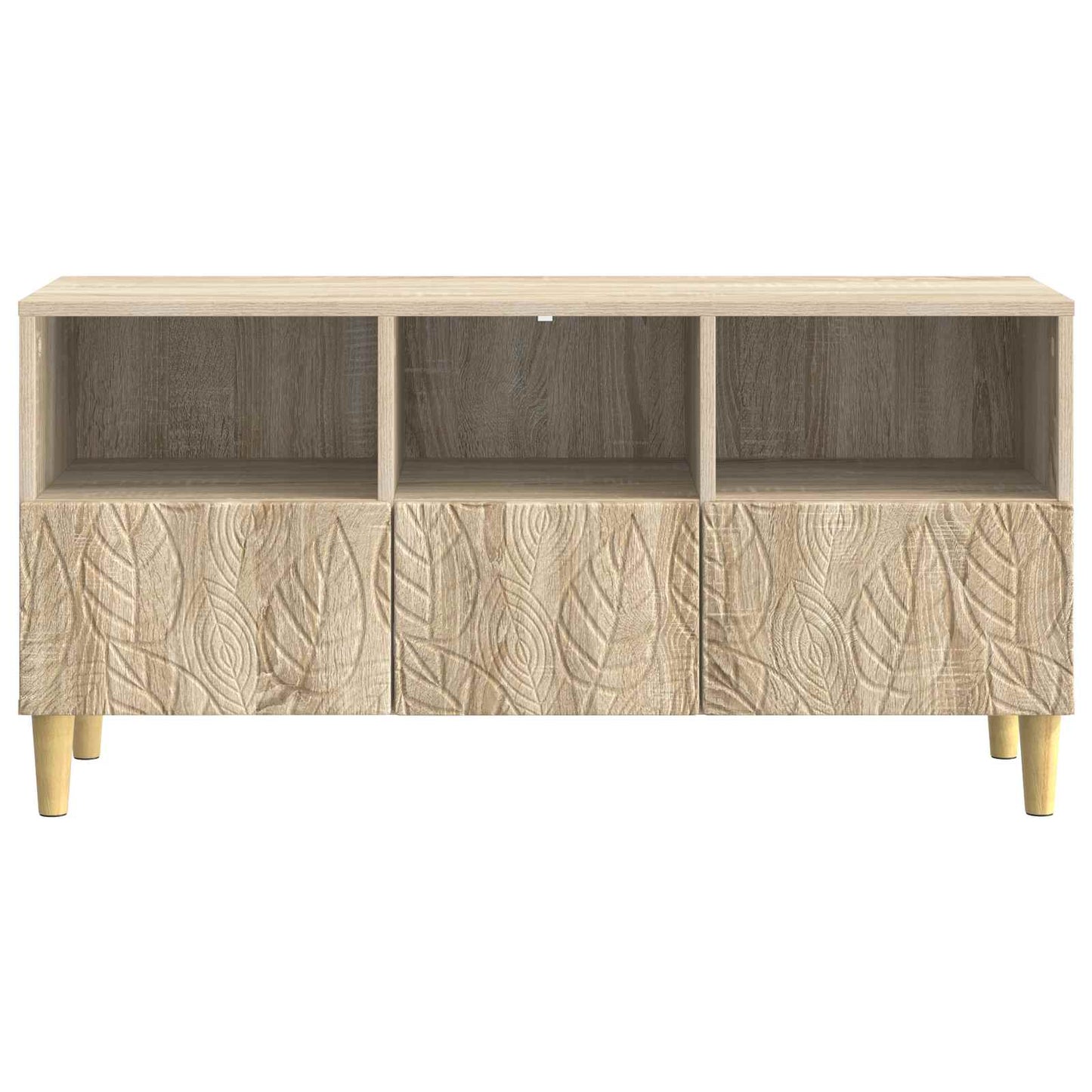 TV-kast 102 x 34,5 x 50 cm Sonoma Eiken Bewerkt hout