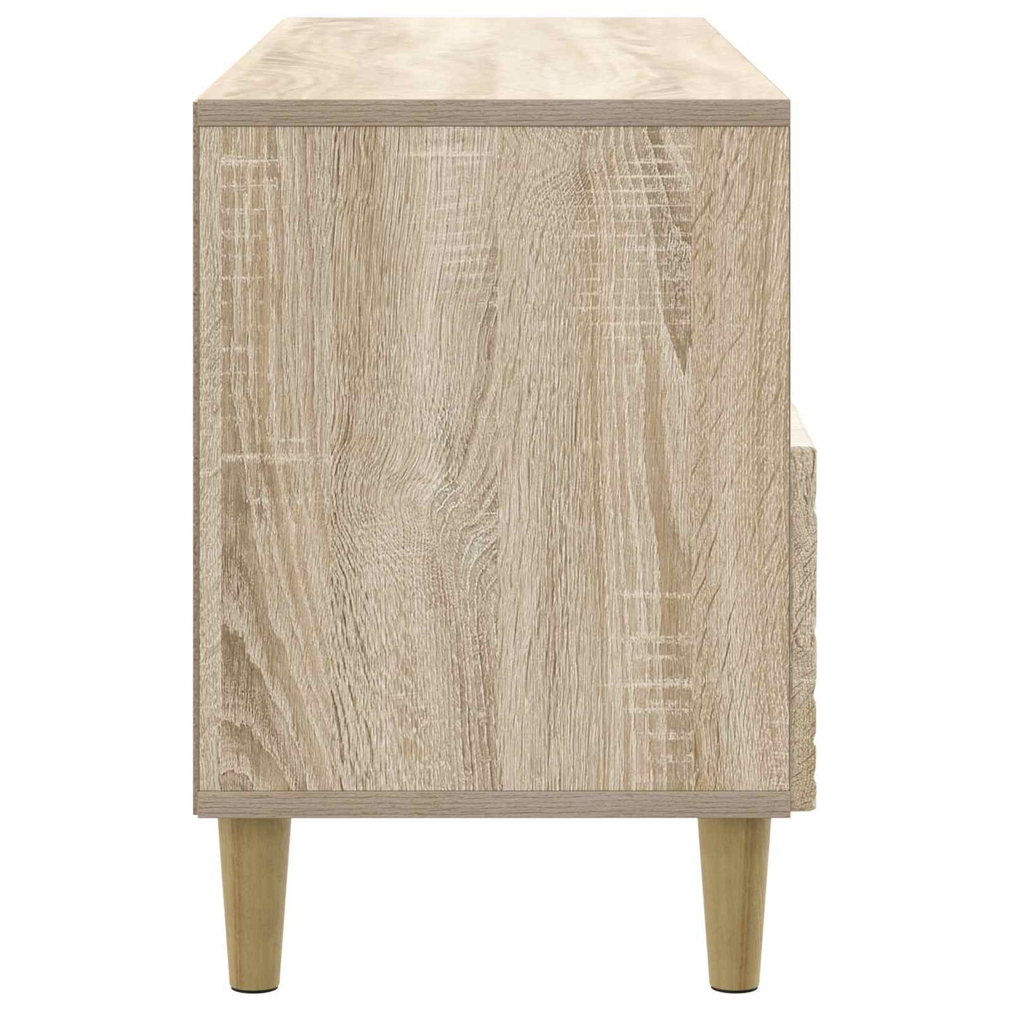 TV-kast 102 x 34,5 x 50 cm Sonoma Eiken Bewerkt hout