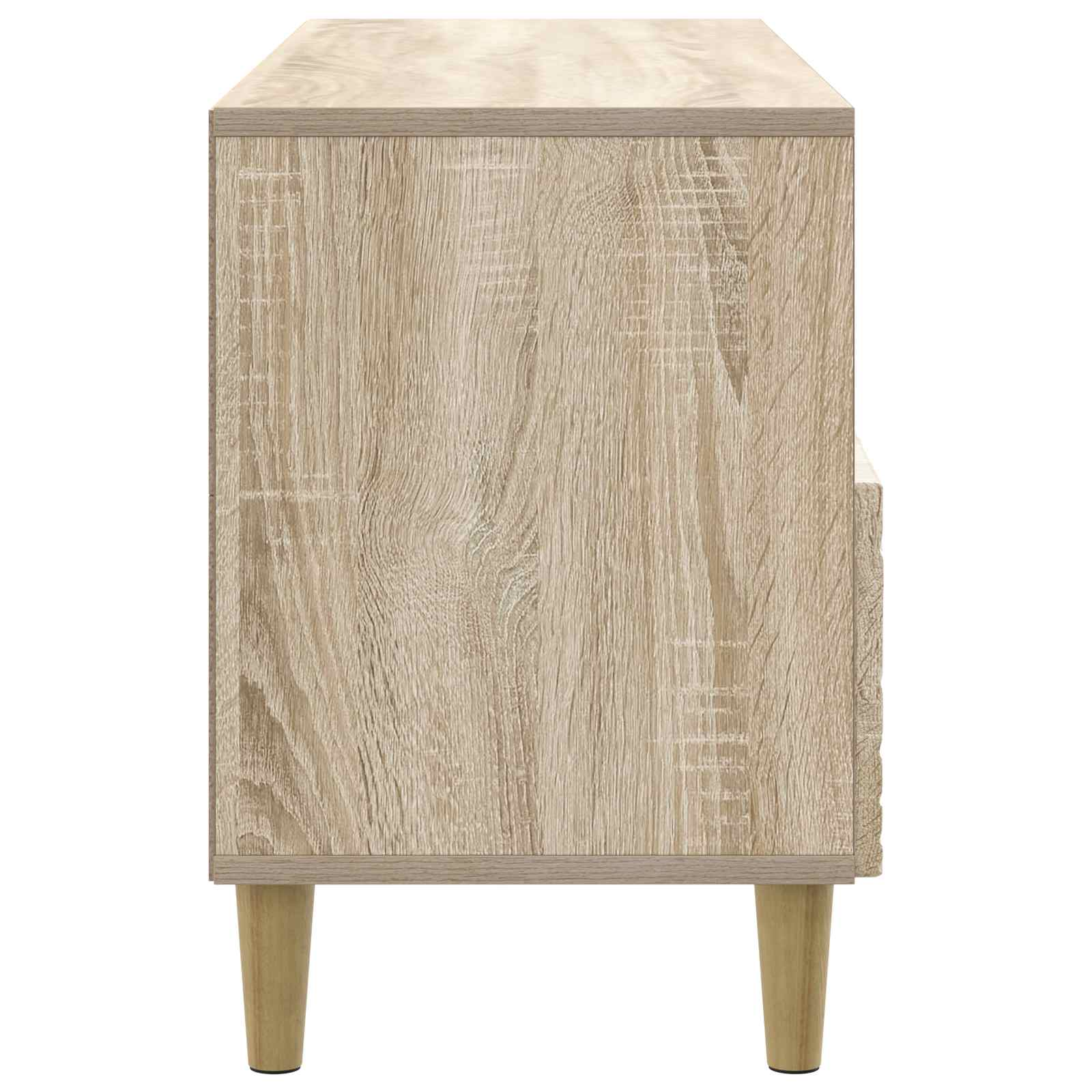 TV-kast 102 x 34,5 x 50 cm Sonoma Eiken Bewerkt hout