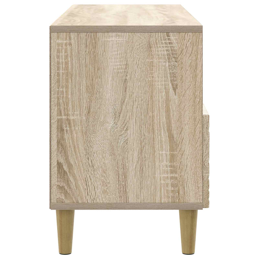 TV-kast 102 x 34,5 x 50 cm Sonoma Eiken Bewerkt hout