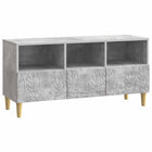 Tv-kast 102x34,5x50 cm betongrijs bewerkt hout