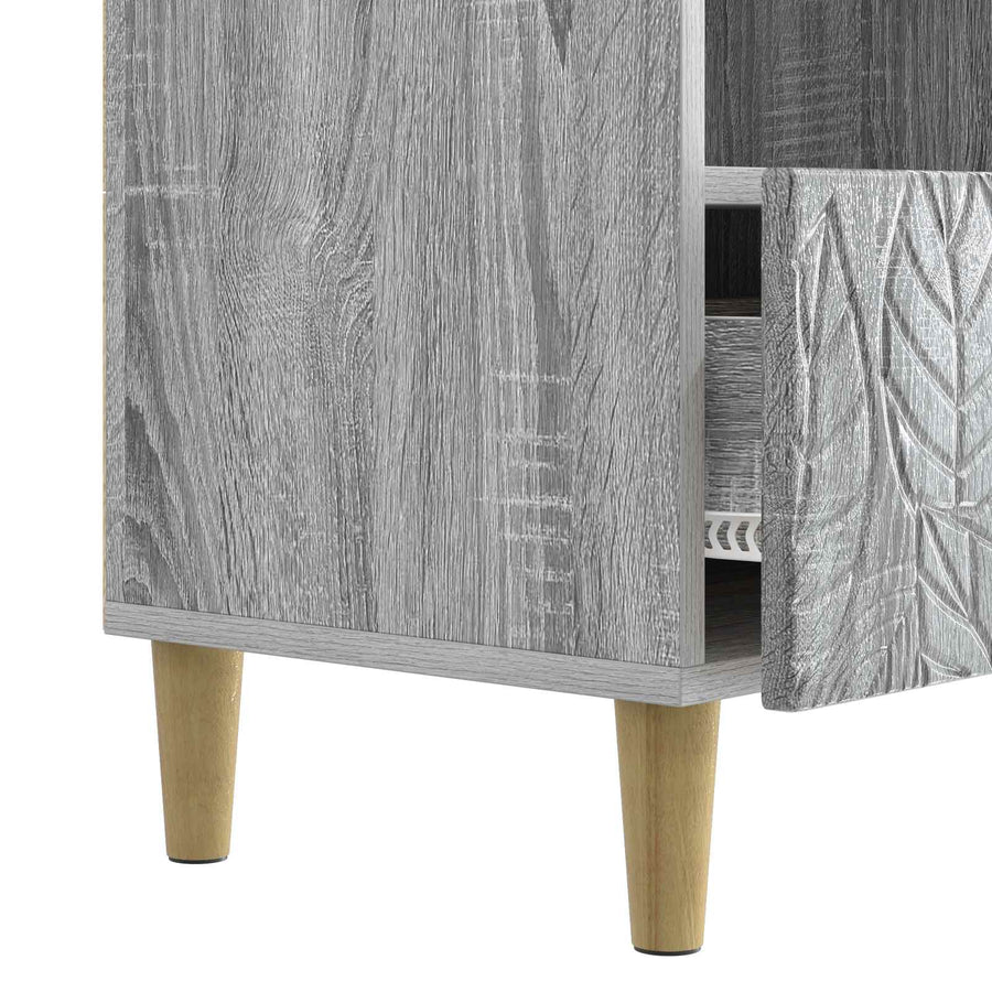 TV-kast 102 x 34,5 x 50 cm Grijs Sonoma Bewerkt hout