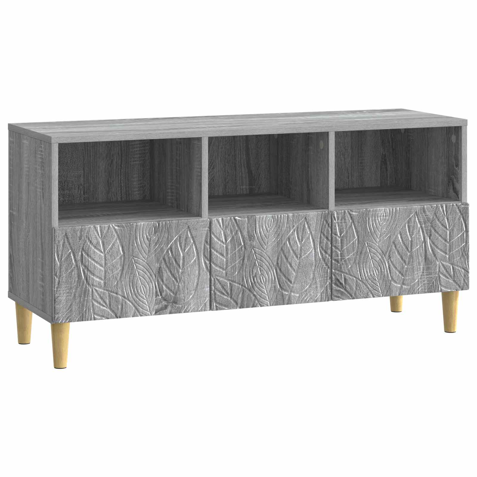TV-kast 102 x 34,5 x 50 cm Grijs Sonoma Bewerkt hout