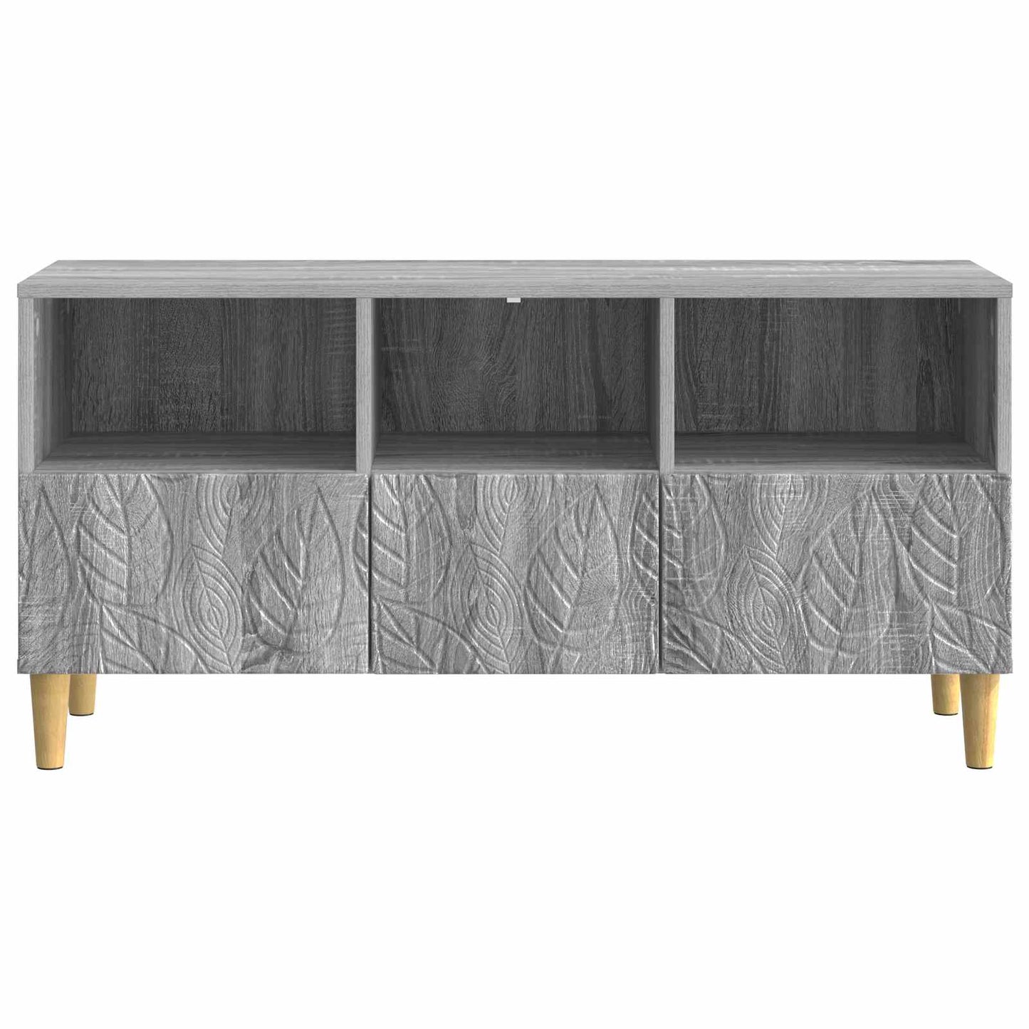 TV-kast 102 x 34,5 x 50 cm Grijs Sonoma Bewerkt hout