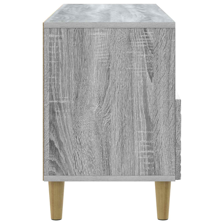 TV-kast 102 x 34,5 x 50 cm Grijs Sonoma Bewerkt hout