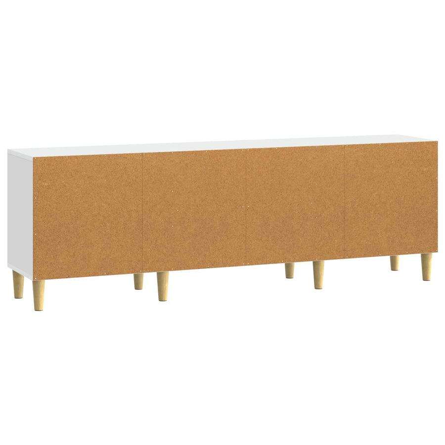 TV-kast 150 x 31 x 50 cm Wit Bewerkt hout
