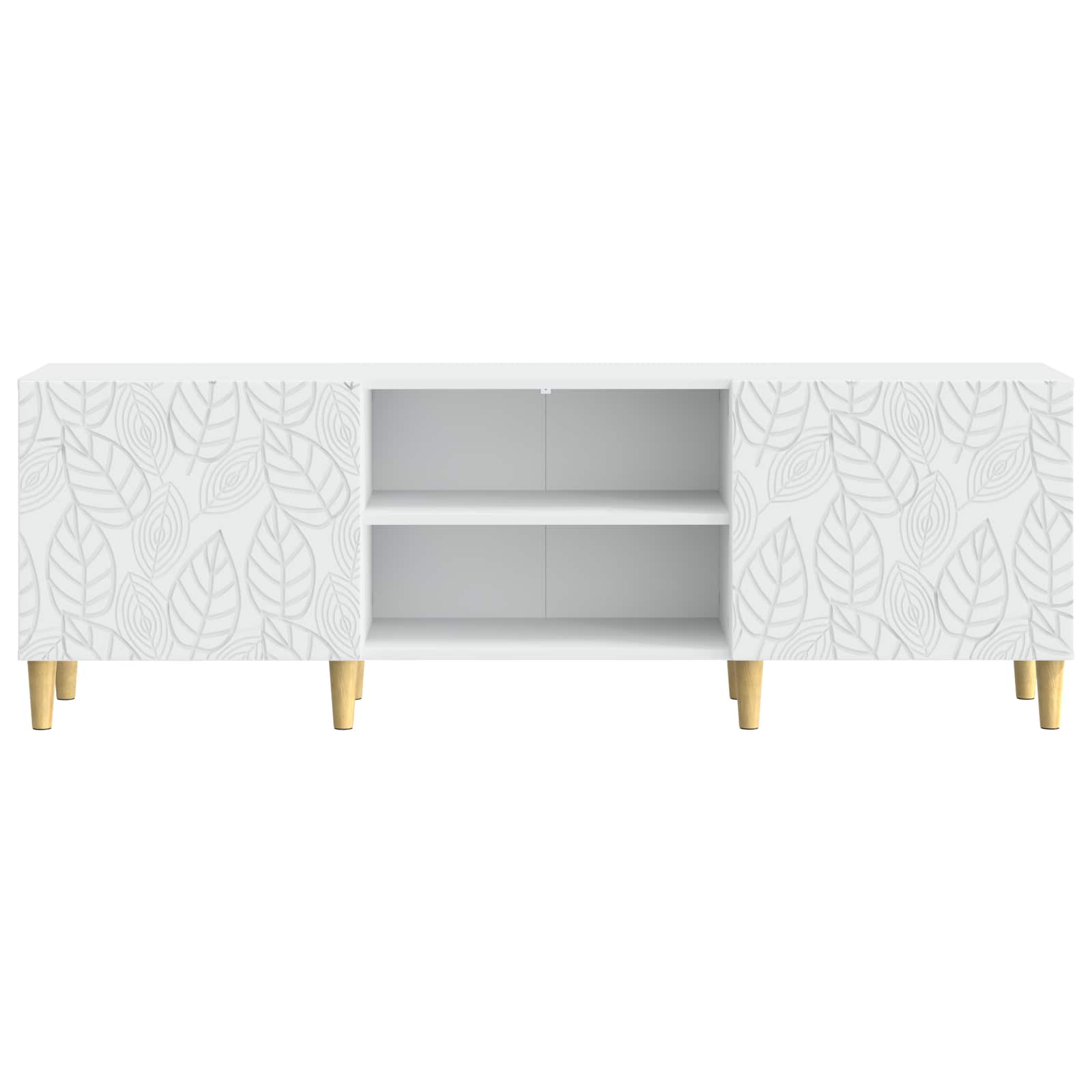 TV-kast 150 x 31 x 50 cm Wit Bewerkt hout