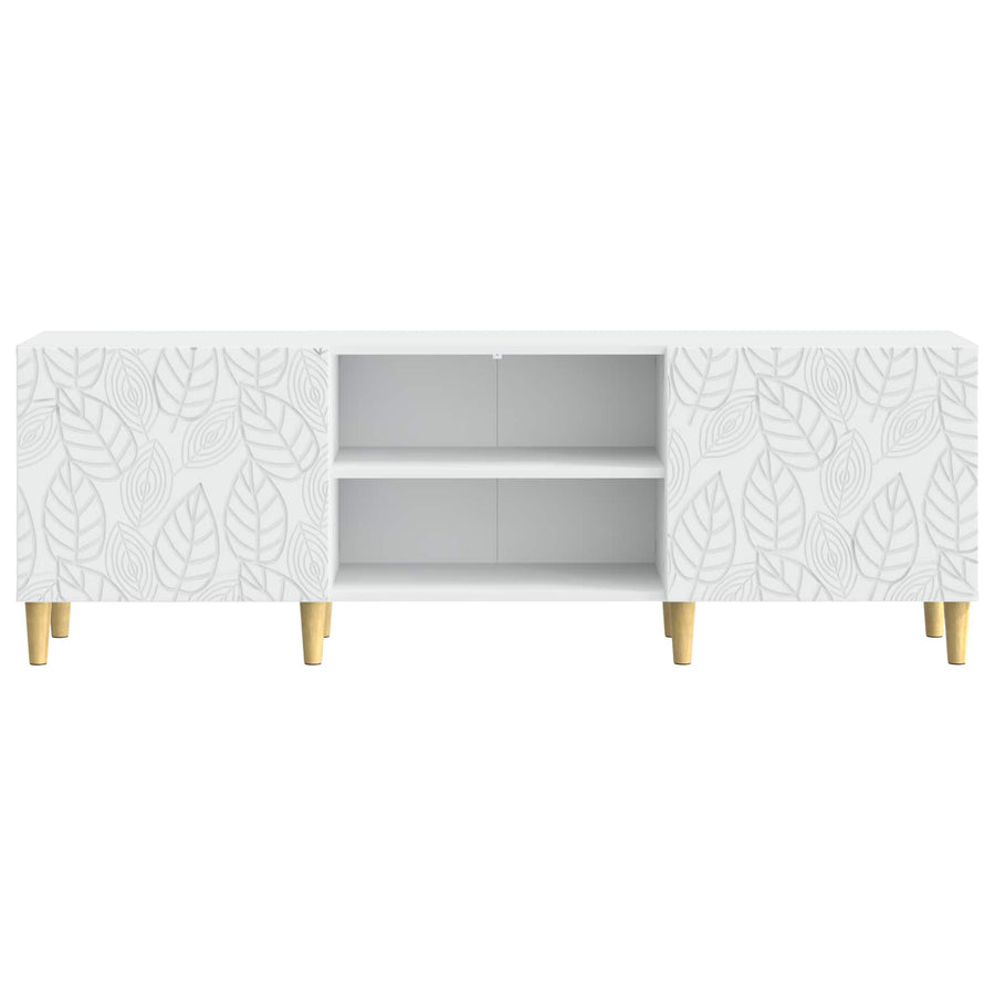 TV-kast 150 x 31 x 50 cm Wit Bewerkt hout