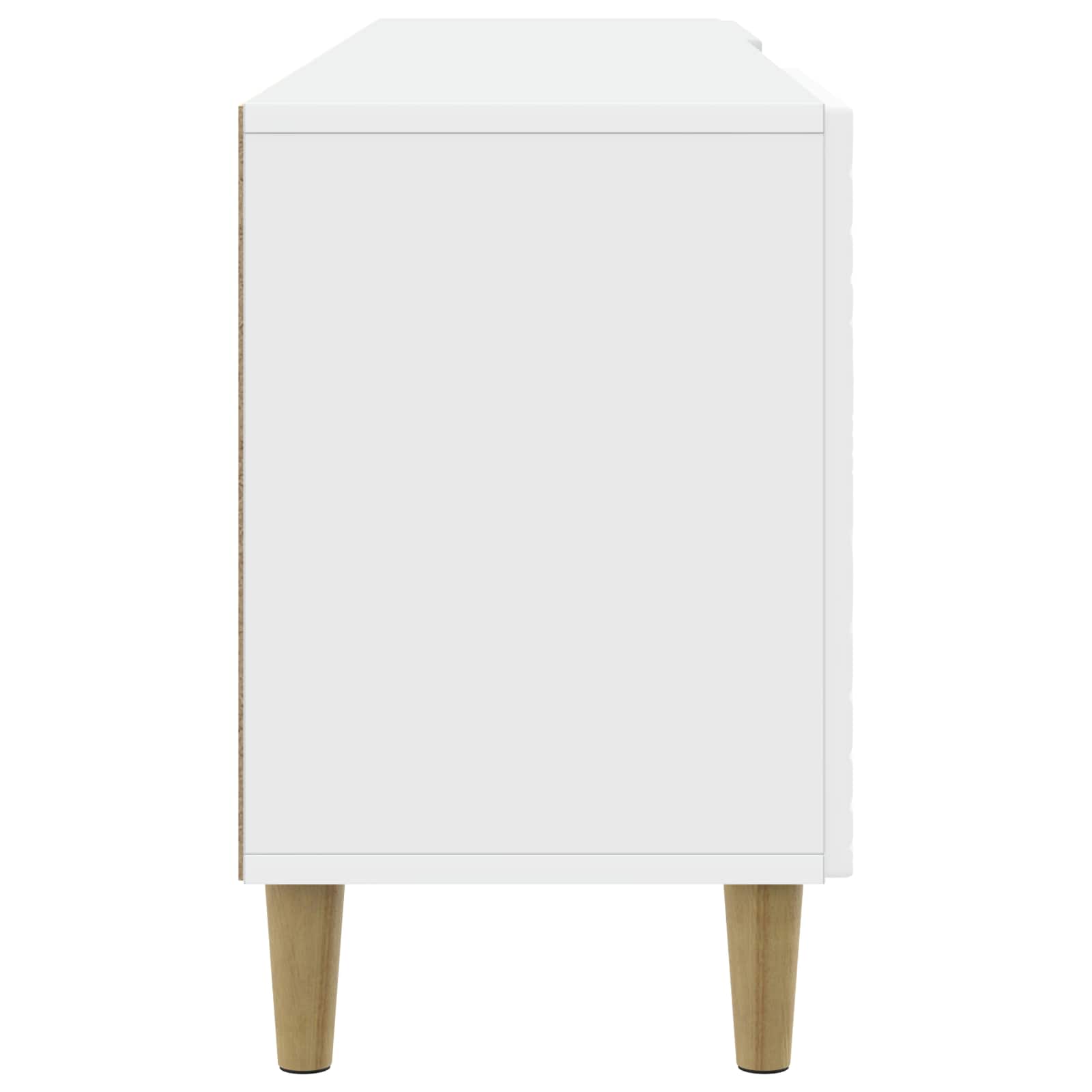 TV-kast 150 x 31 x 50 cm Wit Bewerkt hout