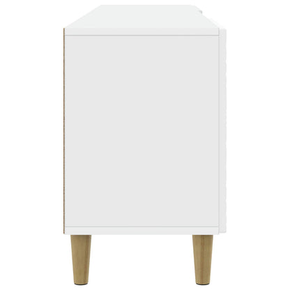 TV-kast 150 x 31 x 50 cm Wit Bewerkt hout