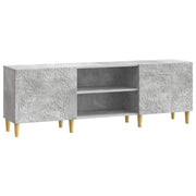 Tv-kast 150x31x50 cm betongrijs bewerkt hout