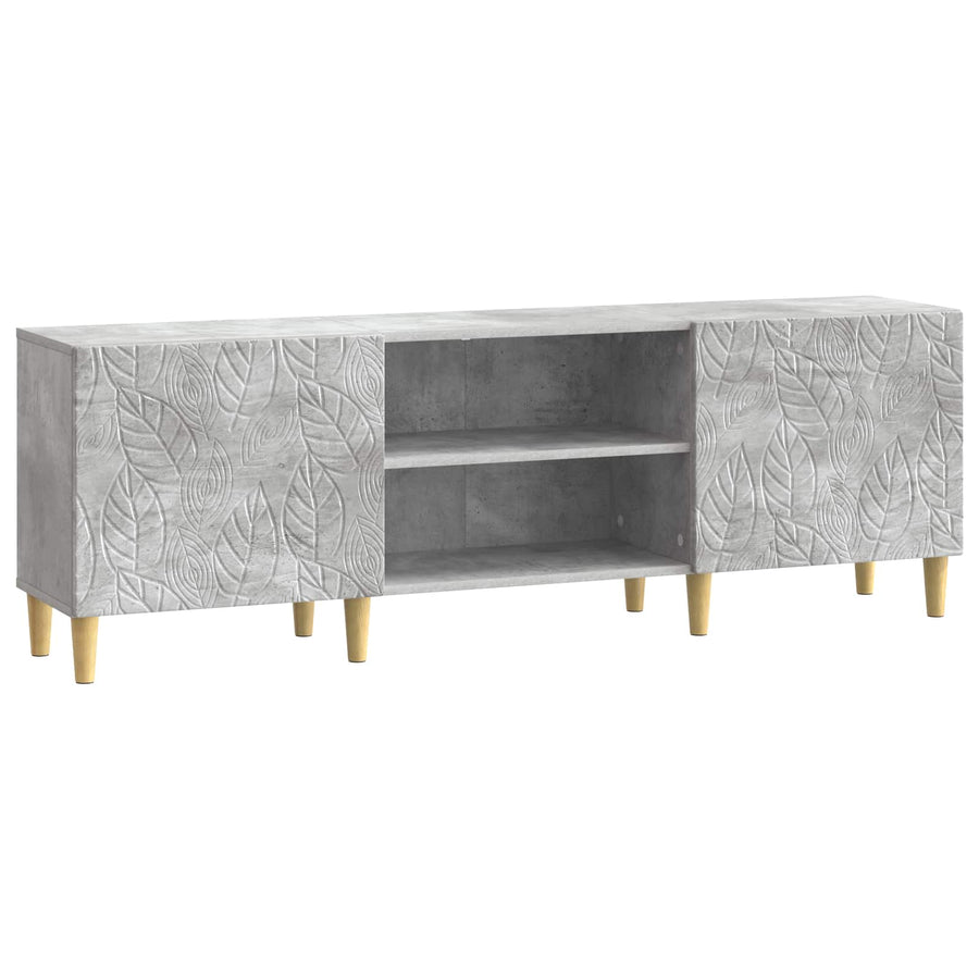 TV-kast 150 x 31 x 50 cm Betongrijs Bewerkt hout