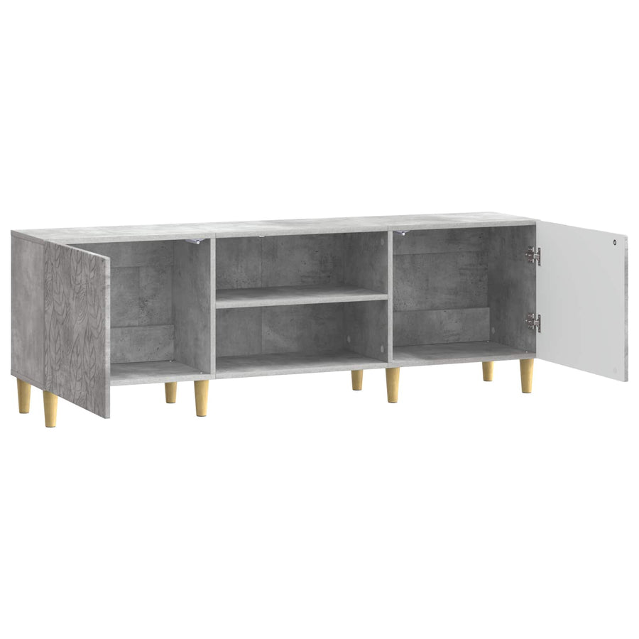 TV-kast 150 x 31 x 50 cm Betongrijs Bewerkt hout