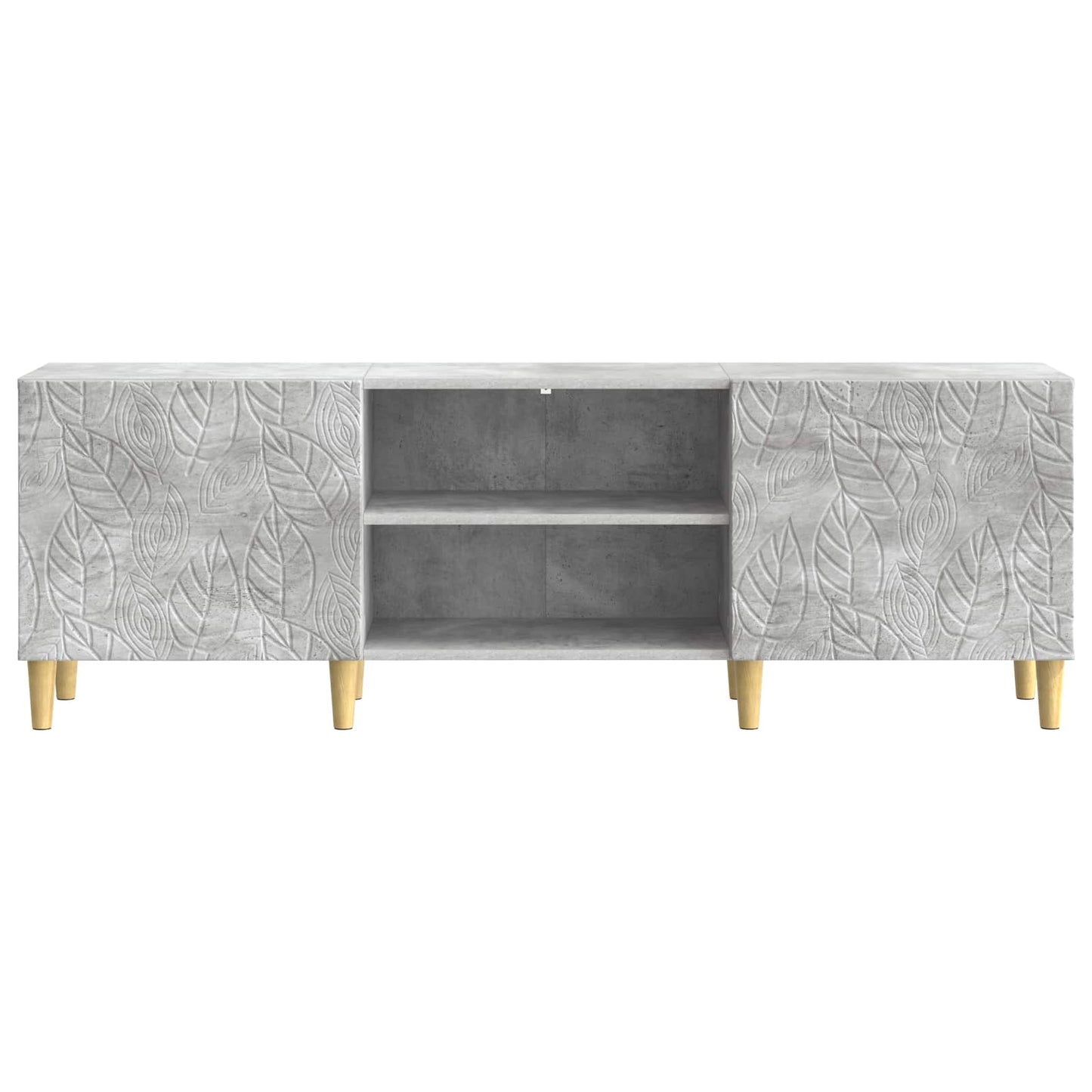 TV-kast 150 x 31 x 50 cm Betongrijs Bewerkt hout