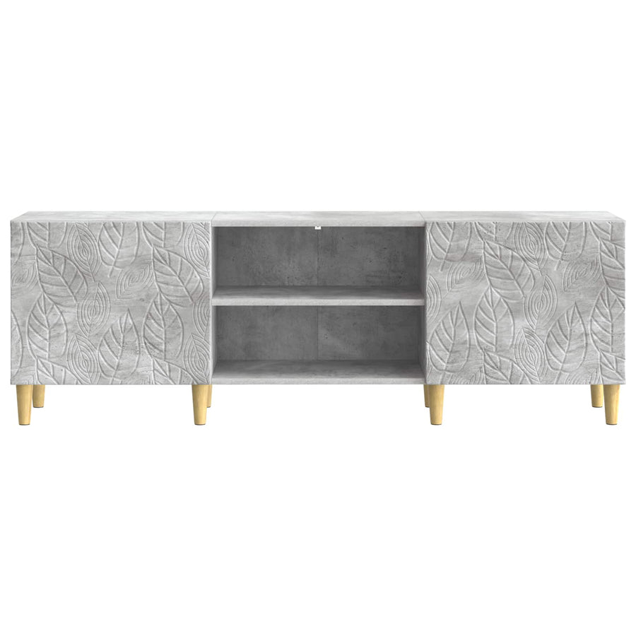 TV-kast 150 x 31 x 50 cm Betongrijs Bewerkt hout