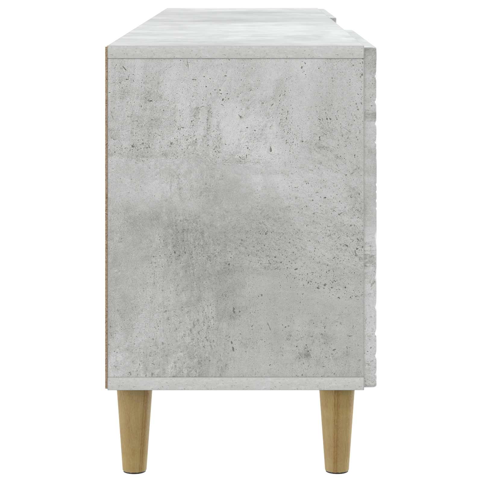 TV-kast 150 x 31 x 50 cm Betongrijs Bewerkt hout