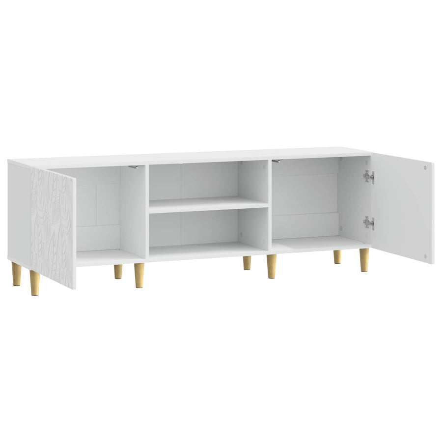 TV-kast 150 x 31 x 50 cm Hoogglans Wit Bewerkt hout